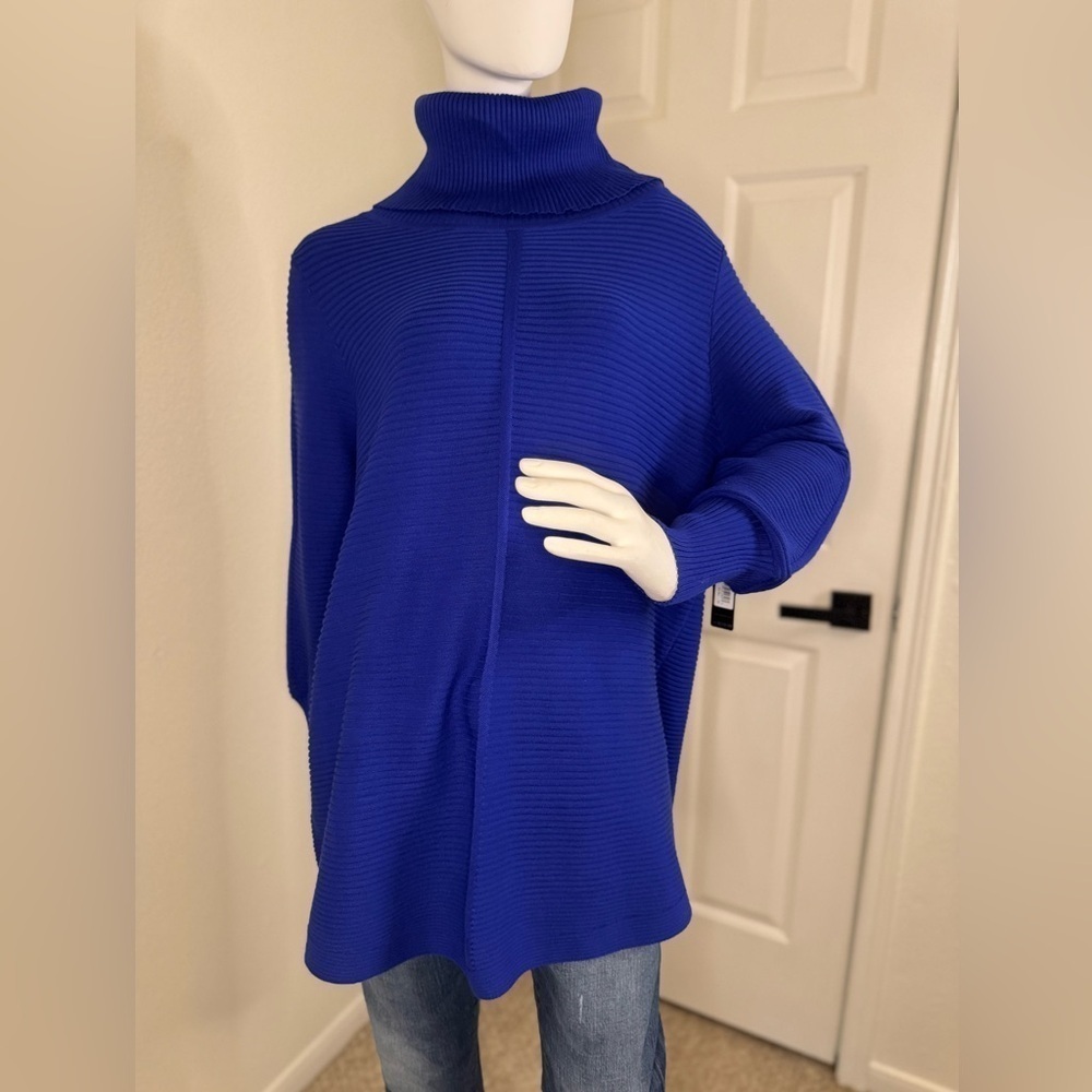 Cyrus women's oversize knit cowl neck sleeve pullover sweater Size 1X I#152